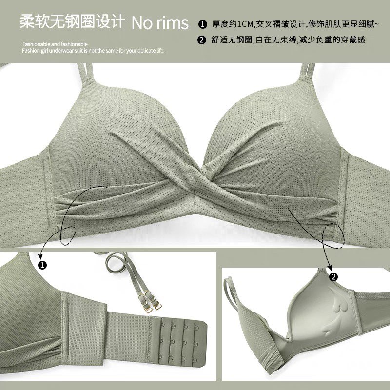 M108. ÁO LOT NỮ- ÁO LÓT NHÚN NƠ THÔNG HƠI❤️ ÁO NGỰC KHÔNG GỌNG