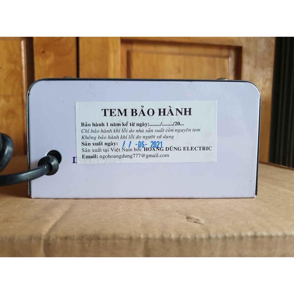 Biến áp đổi nguồn DNT 1KVA từ 220v ra 100v dùng cho đồ nội địa Nhật Bản