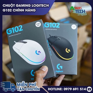 Chuột chơi game, chuột máy tính có dây LOGITECH G102 RBG Độ Chính Xác Cao 8000DPI Bảo Hành 12 Tháng 1 Đổi 1