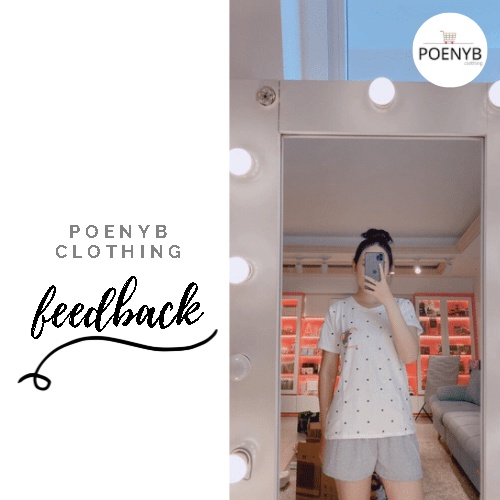 Đồ bộ vải thun dễ thương kiểu Hàn Quốc POENYB nữ ulzzang [FREESHIP] | BigBuy360 - bigbuy360.vn