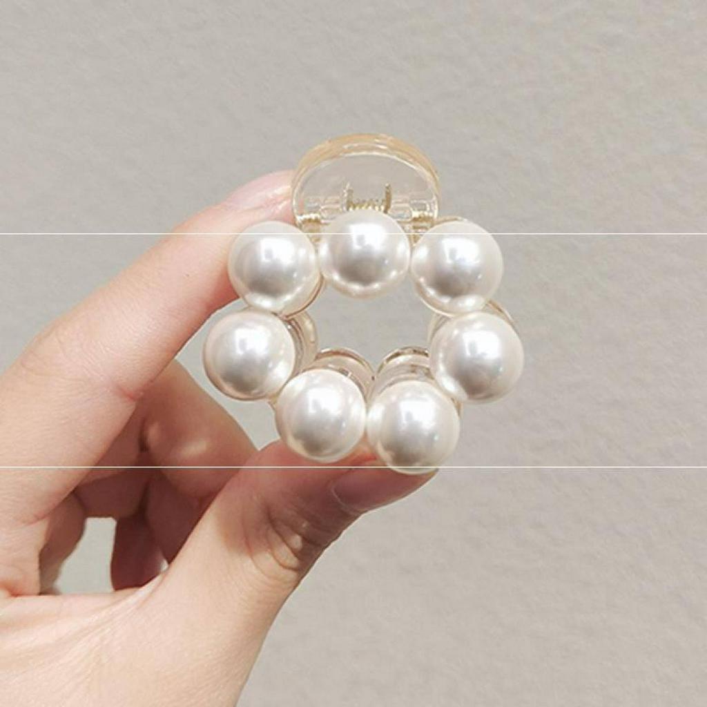 Set 10 kẹp tóc ngọc trai Hàn Quốc nhiều kích cỡ - Cặp tóc càng cua ngọc trai xinh xắn cho nữ - Time365