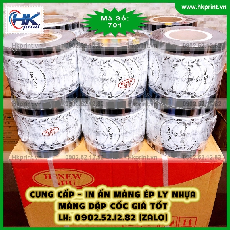 cuộn màng ép ly nhựa Tea Time (ms 701)