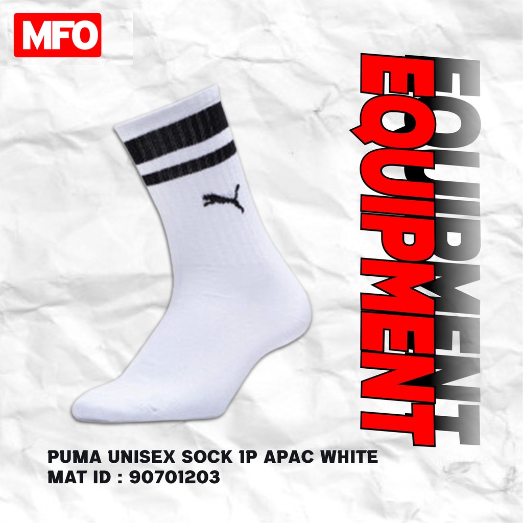 Áo Thun UNISEX Chính Hãng PUMA SOCK 1P APAC Trắng 90701203