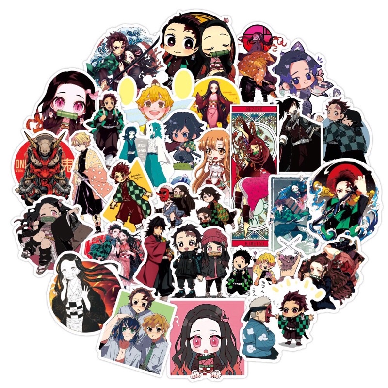 | Một Miếng Dán Sticker Các Nhân Vật Trong Anime One Piece độc đáo sống động.