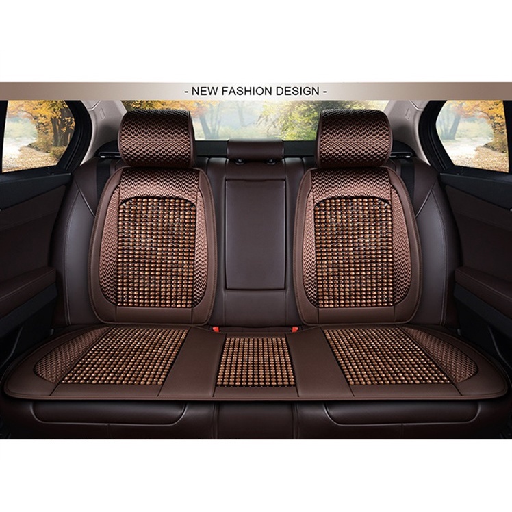 Bọc Ghế Ô Tô, Lót Liền Hạt Gỗ Trơn Nhẵn, Phù Hợp Cho Ghế Lái Và Ghế Phụ