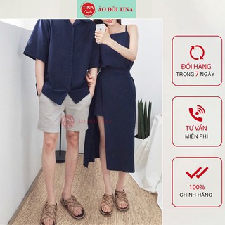 [Video] Áo Đôi Nam Nữ, Set Váy Áo Cặp Chụp Ảnh Cưới, Đồ Cặp Đi Biển,Chất Liệu Cấp Đồ Đôi Tình Yêu, Couple Shirt