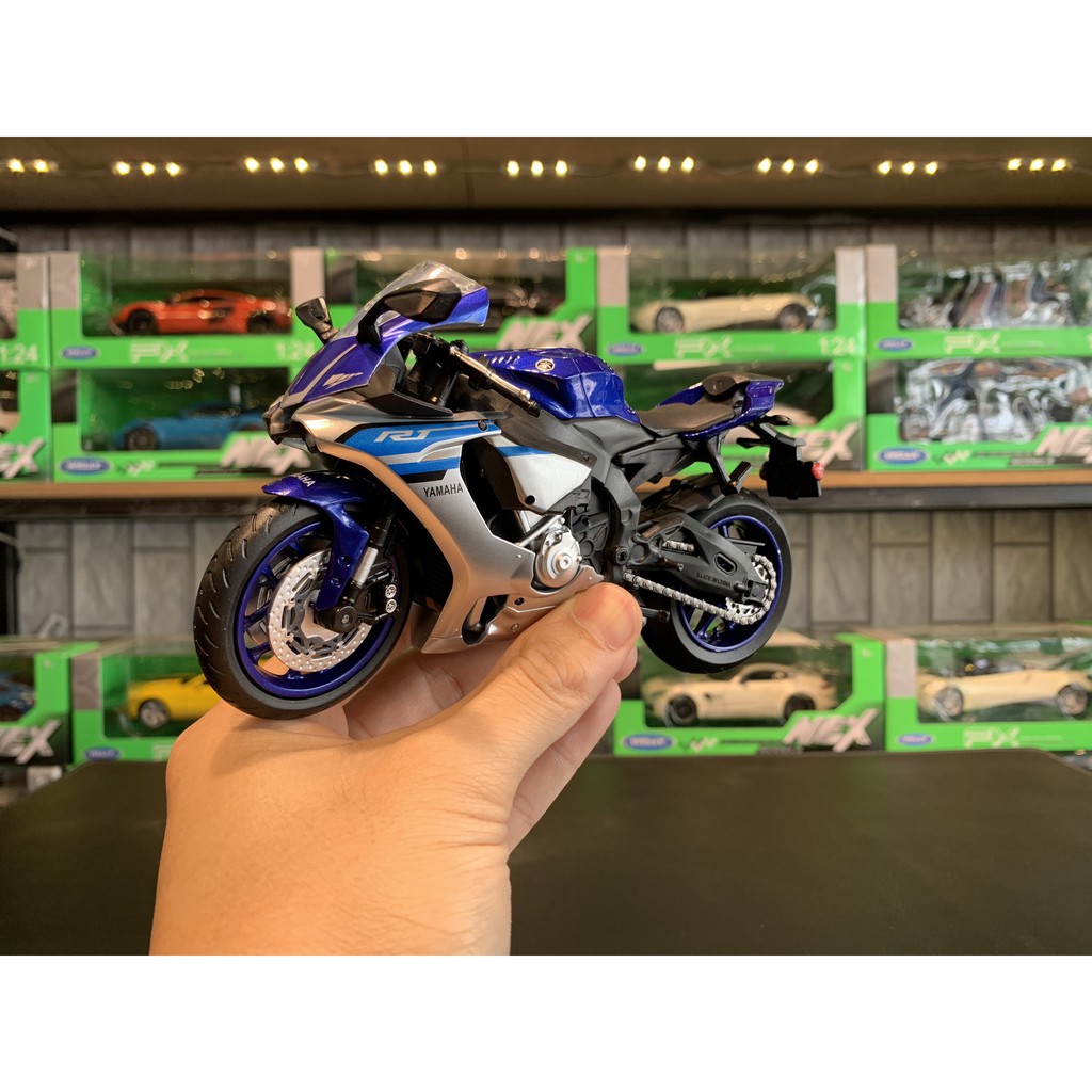 Mô hình xe mô tô YAMAHA YZF-R1 tỉ lệ 1:12 hãng MSZ