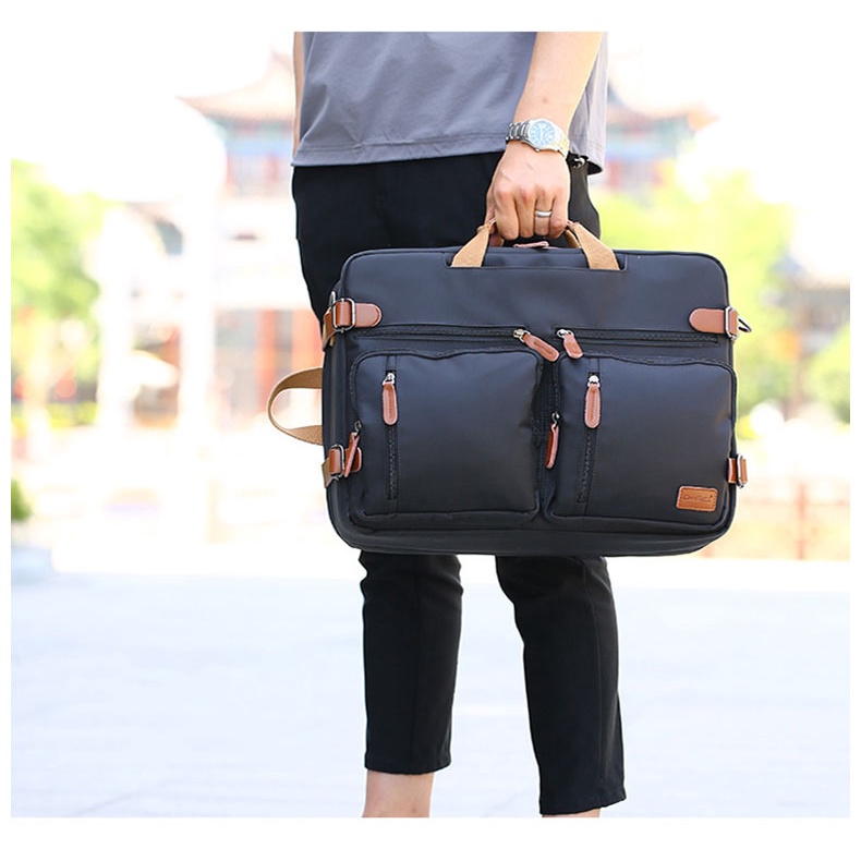 Túi đựng laptop 17 inch đa năng phong cách doanh nhân thời trang dành cho nam