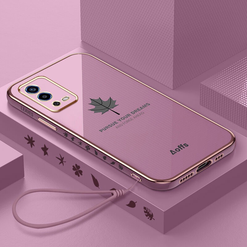 Ốp lưng oppo A55 4G Ốp Điện Thoại silica gel Mềm Mạ Điện Góc Phải Chống Sốc Cho oppo