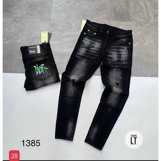 Quần jean nam rách vảy sơn dsq cao cấp vải co dãn hàng quảng châu PHUONGNAMSHOP cao cấp c11