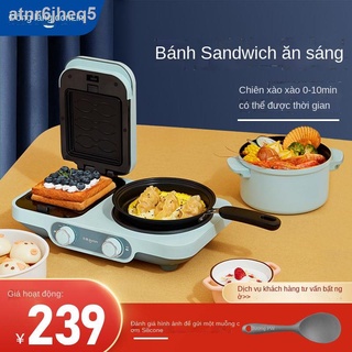 [GIÁ SỈ] ☾◑Máy ăn sáng bánh sandwich Dongling đa chức năng gia dụng làm quế nhỏ net nổi tiếng thực phẩm nhẹ nướng mì áp
