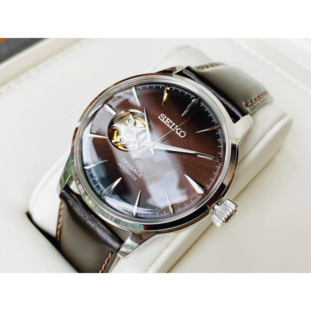 Đồng hồ cặp đôi nam nữ Seiko Presage Cocktail Time Stinger SSA407J1 & SSA783J1