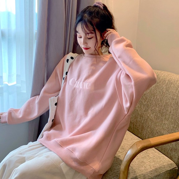 SẴN Áo hôdie hồng baby