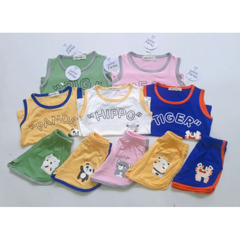 Bộ ba lỗ gấu trúc con vật cho bé yêu