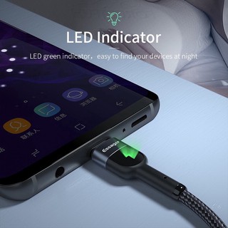 [Freeship] Dây cáp sạc nhanh Essager Type-C, Micro USB có đèn LED