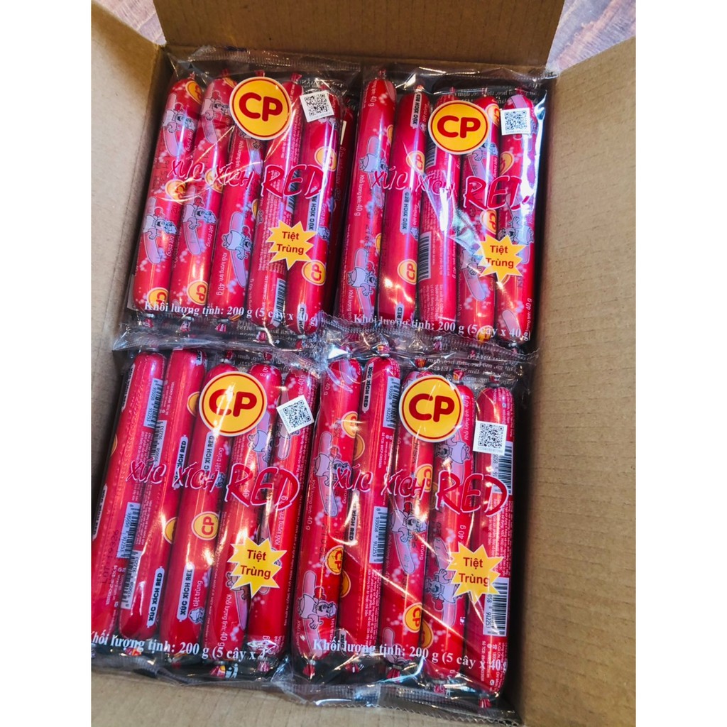 Xúc xích tiệt trùng CP gói 200g