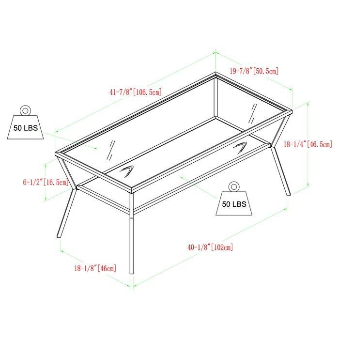 Bàn sofa kính cường lực đẹp