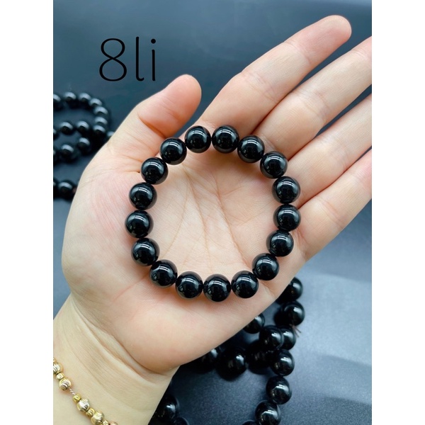 Vòng Tay Đá Ngọc Onyx Đen Phong Thuỷ