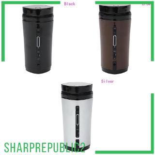 Self Stirring Coffee Tea Lazy Mug Automatic Stir USB Cable Mixing Cup Black