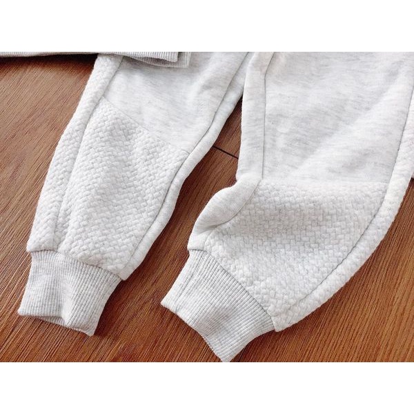 Bộ nỉ primark ghi sáng