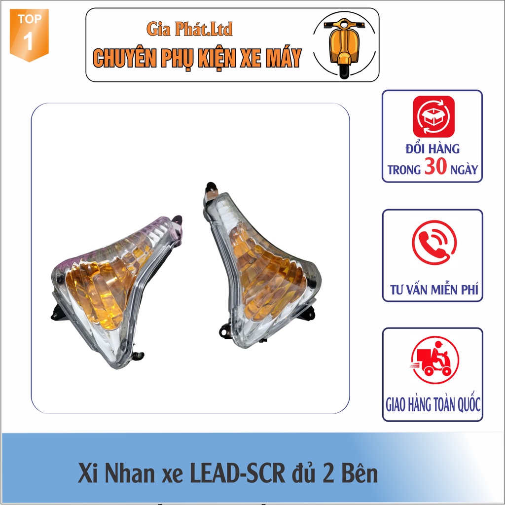 Bộ Xi nhan TRƯỚC xe LEAD - SCR