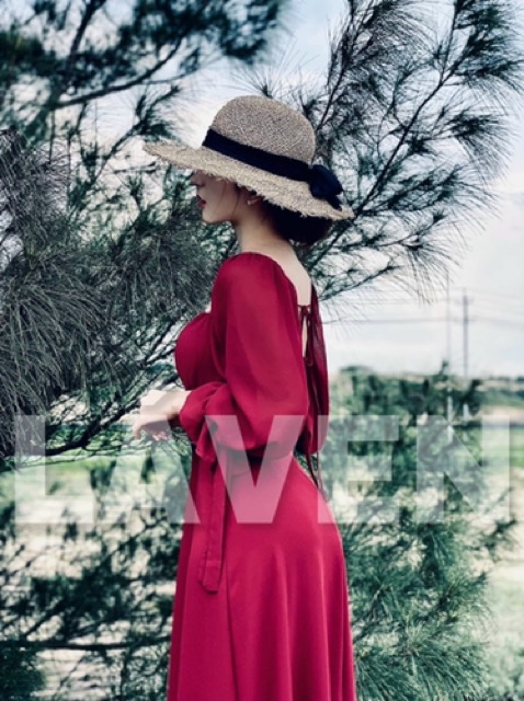 Đầm maxi đan dây lưng - voal kèm mút ngực | BigBuy360 - bigbuy360.vn