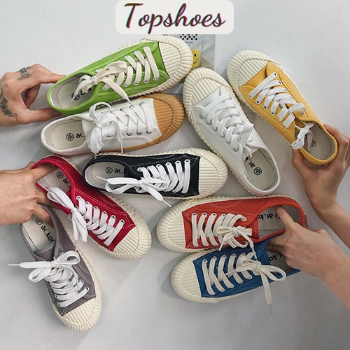 Giày nữ học sinh hot 2022 Top Shoes phong cách Hàn Quốc 8 màu Size 36- 40