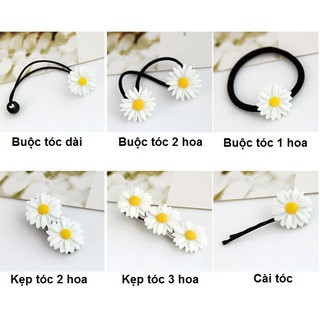 Buộc Tóc - Cài Tóc Hoa Cúc Hàn Quốc.