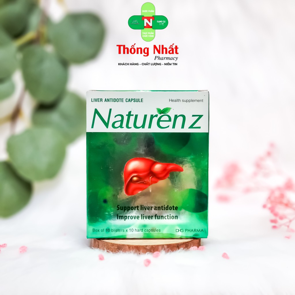 Viên uống giải độc gan, mát gan DHG PHARMA Naturenz Hộp 100 viên