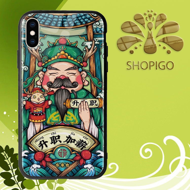Ốp Điện Thoại Chống Bám Apple Ip 6S Hình Phong Thuỷ Cao Cấp SHOPIGO.OFFICIAL Iphone/6-7-8/6Plus/7Plus/8Plus/Xr