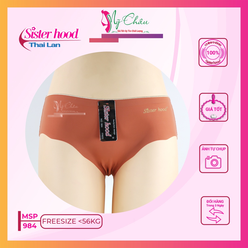 Quần lót nữ đúc su không đường may cao cấp, chíp su đúc Thái Lan không viền, sisterhood 984, mỹ châu | BigBuy360 - bigbuy360.vn