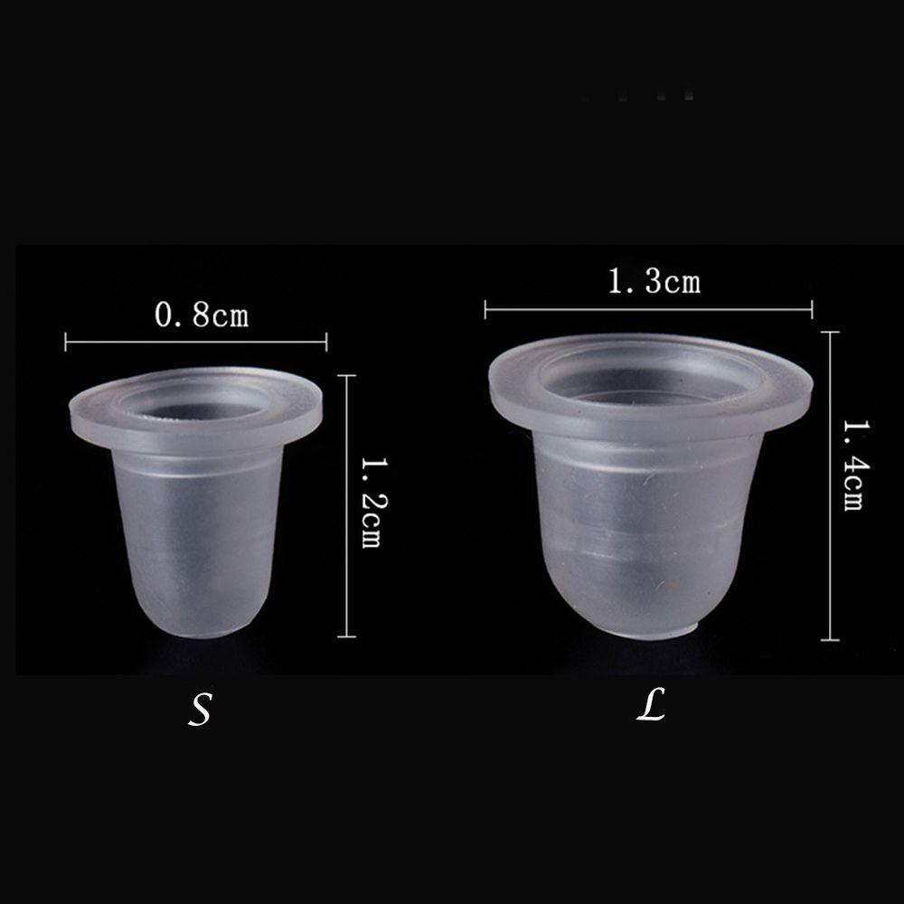 JARRED Cốc Silicone Trong Suốt Đựng Mực Xăm Chân Mày Chuyên Nghiệp