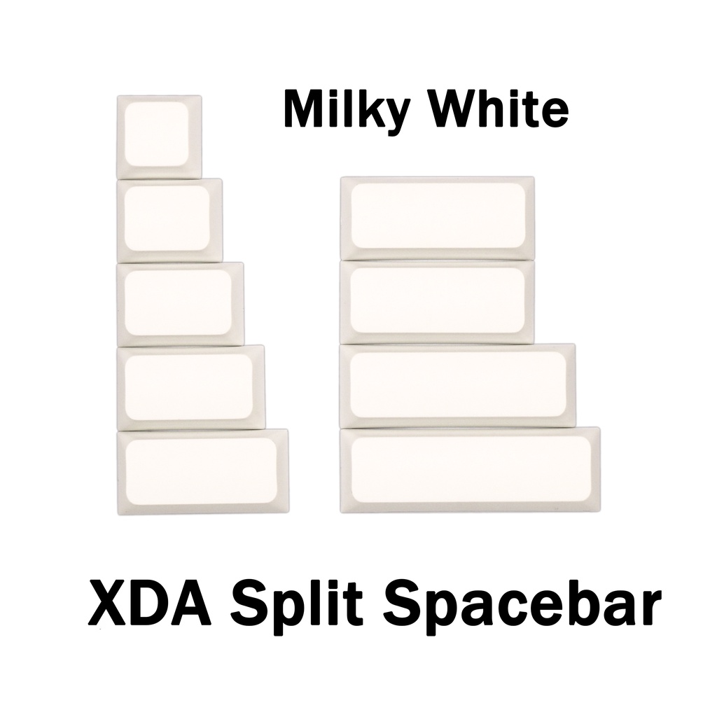 Keycap XDA PBT Split Spacebar 9.5mm Nút Bấm Bàn Phím Cơ PBT 9 Phím Tương Thích Với 61 64 68 71 75 84 980
