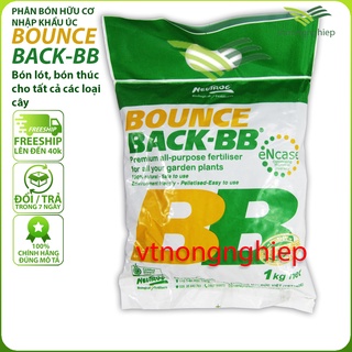 1kg phân bón hữu cơ đậm đặc Bounce Back, dạng viên, nhập khẩu Australia