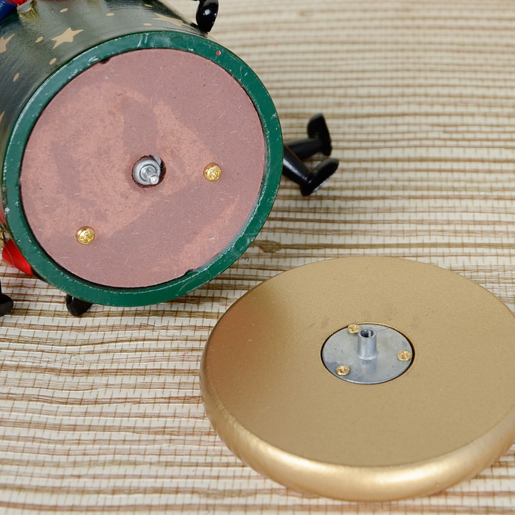 Hộp Nhạc Bằng Gỗ Vẽ Họa Tiết Bong Bóng 61 Dùng Trang Trí Nhà Cửa