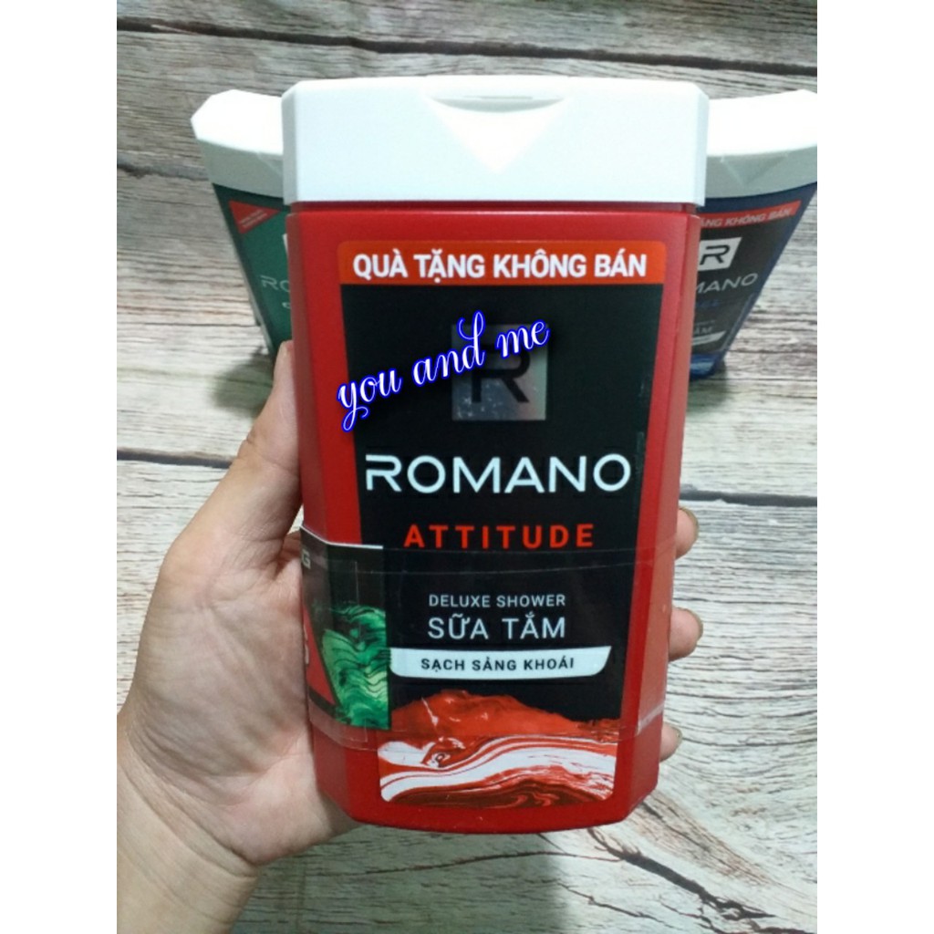 Sữa Tắm Cao Cấp Nam Romano 150g