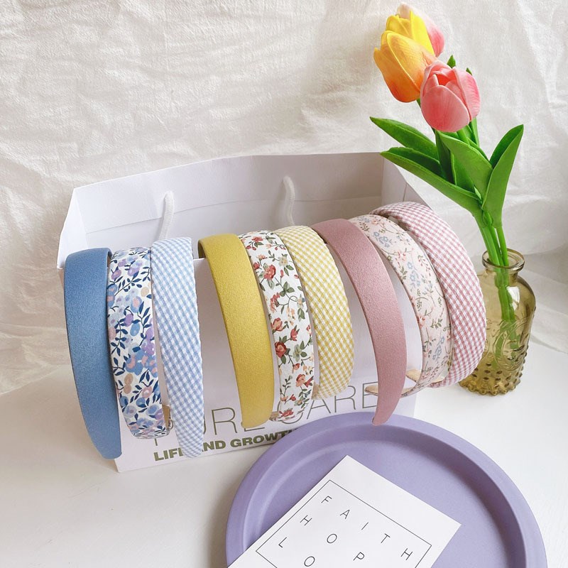 iF YOU INS Băng đô Hàn Quốc Hoa Headband Con Gái Băng đô Rửa Mặt Thời Trang Phụ Kiện Tóc