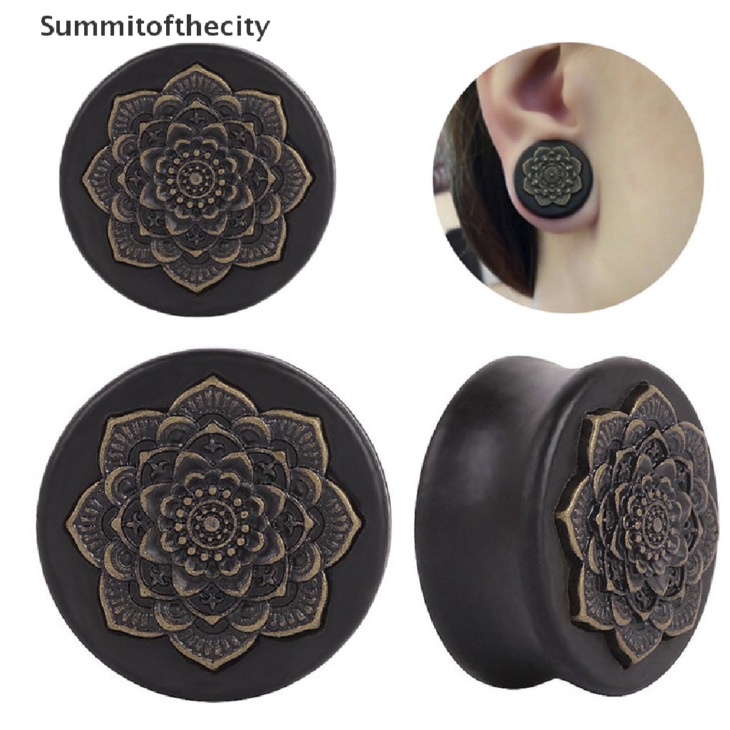 Khuyên Nong Tai Bằng Gỗ Hình Hoa Thời Trang