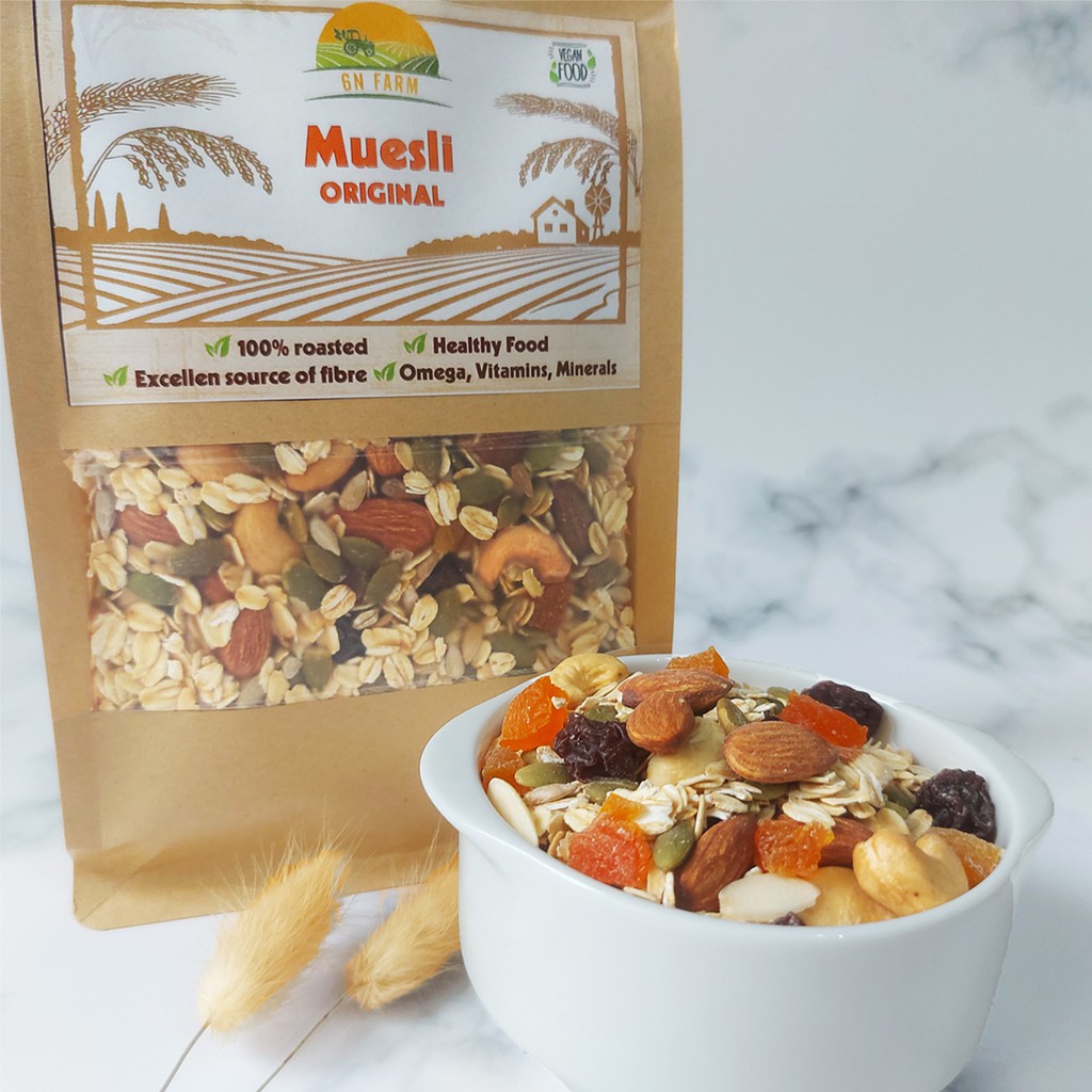 Ngũ cốc ăn sáng – Ngũ cốc ăn kiêng Granola không đường 500g | BigBuy360 - bigbuy360.vn