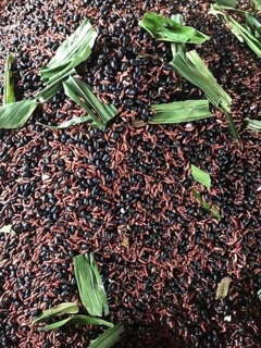 (1kg) trà gạo lứt đậu đen xanh lòng (trà gạo lứt đỗ đen)
