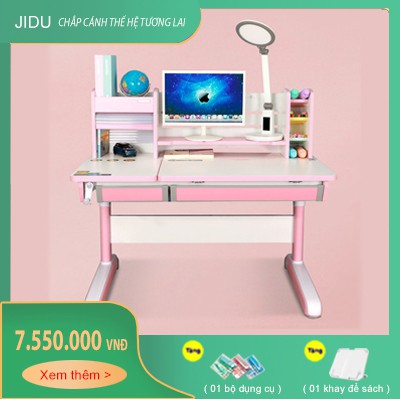 [MODEL MỚI QUÀ SIÊU YÊU] Bàn học chống gù chống cận cho bé dài 1m2 model JD-120G