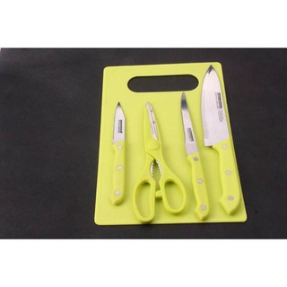 Bộ dao kèm thớt 5 món
