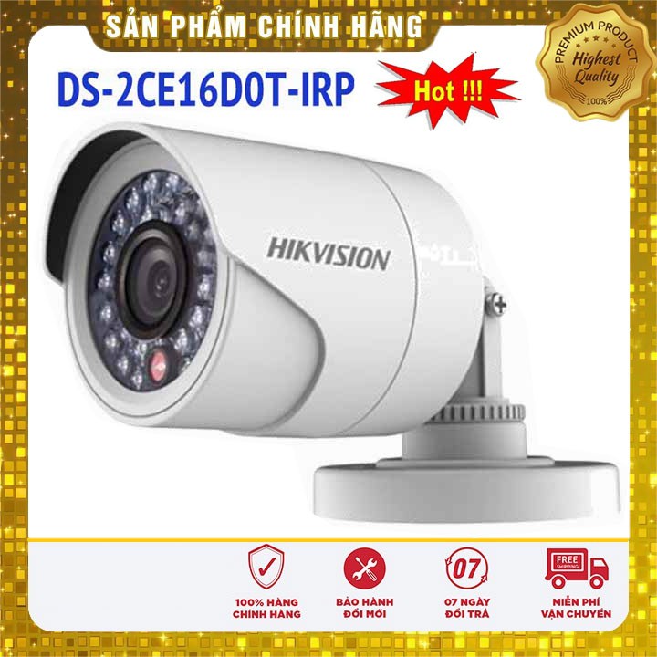 Camera Hikvision DS-2CE16D0T-IR Full HD1080P IR (vỏ nhưa)