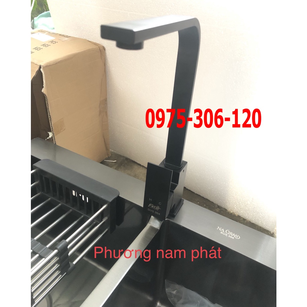 (NANO 5 LỚP CHỐNG TRẦY) Vòi Rửa Chén Bát Nóng Lạnh INOX 304 phủ nano N4003 NANO FOTAR Quay 360 độ VÒI NANO