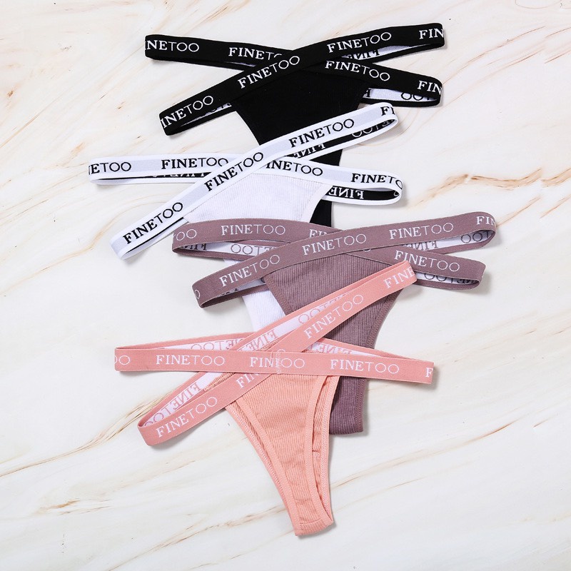 Quần Lót Nữ FINETOO Cotton Dây Đan Chéo Thời Trang Siêu Sexy Mã D005