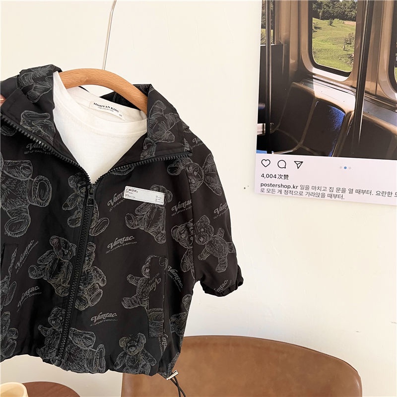 Áo Khoác Có Mũ Trùm Thời Trang Mùa Xuân Dành Cho Bé Trai 2022