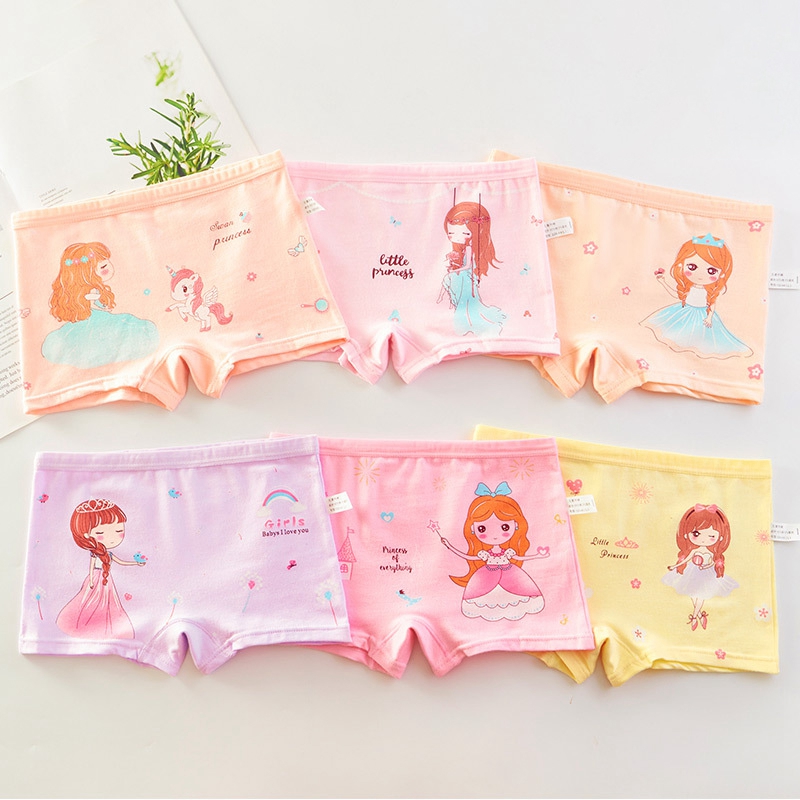 Quần lót in hình cho bé gái từ 3-12 tuổi
