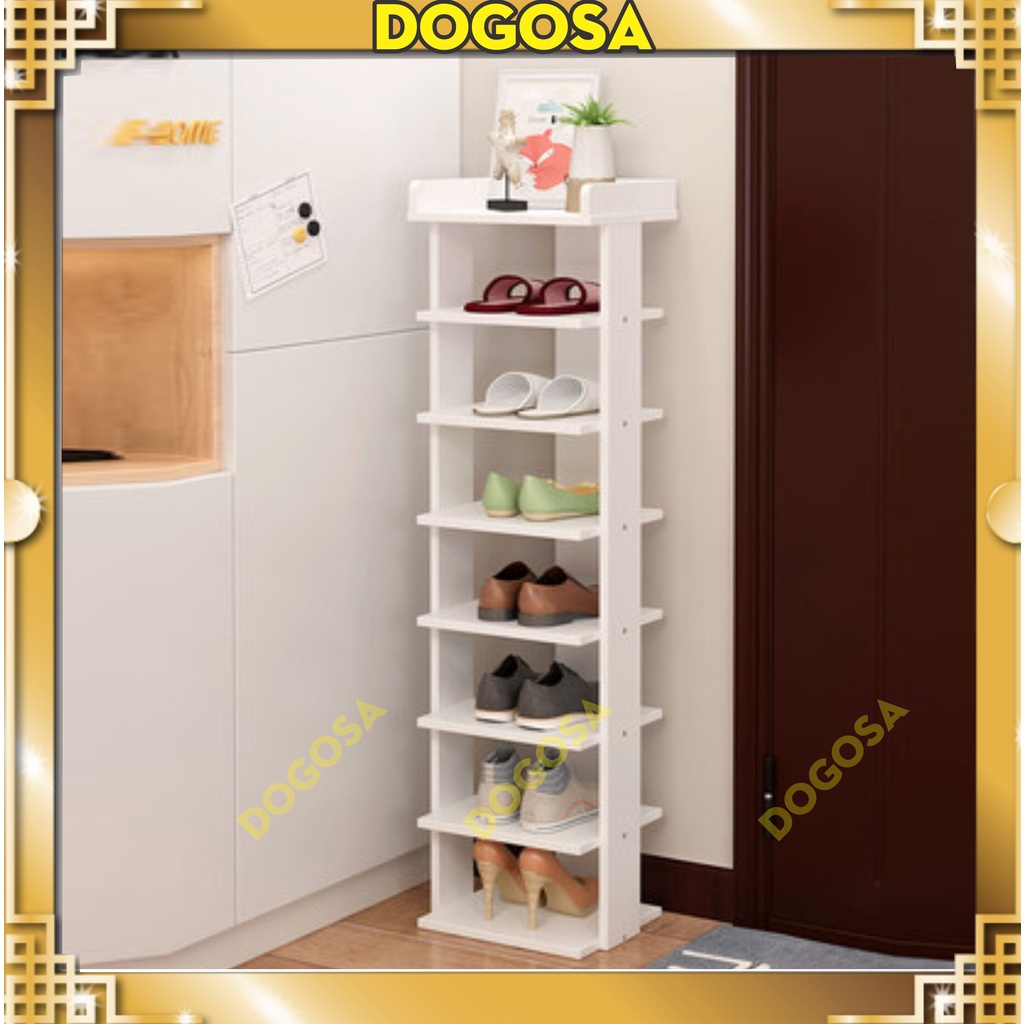 Kệ dép gỗ giá để giày dép tiết kiệm diện tích cho chung cư văn phòng