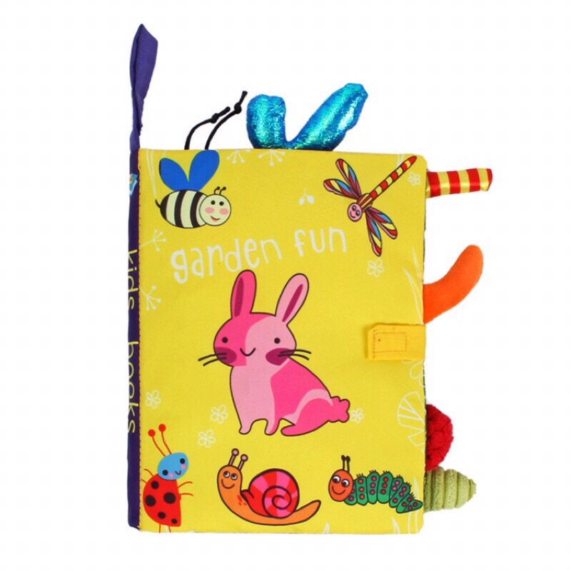 Sách vải tiếng anh 3d cho bé