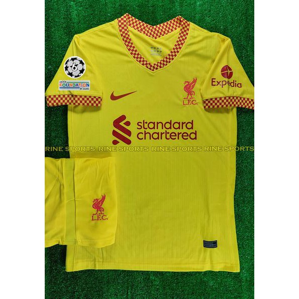 Hàng Thailand Super Bộ Áo bóng đá liver - liverpool  2021/2022 chuẩn thi đấu